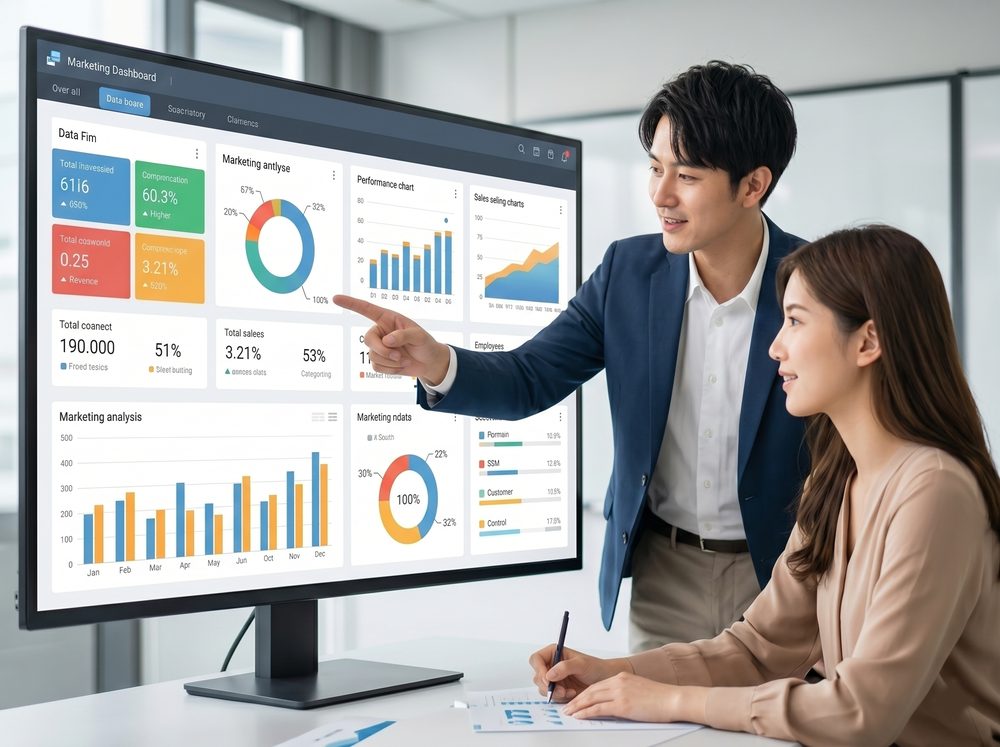 加盟開発マーケティングのダッシュボード